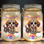 Custom Pet Portrait Day Of The Dead Mexican Hispanic Style - Personalized Night Light 4