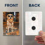 Custom Pet Portrait Funny Meme Gift For Pet Lovers - Personalized Magnet 4