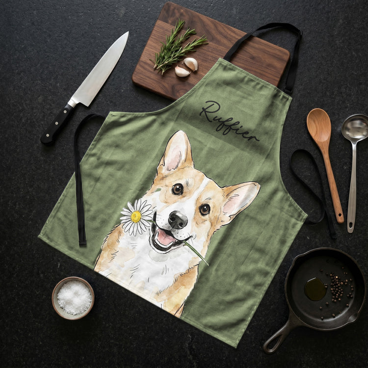 Custom Pet Portrait Gifts For Pet Lovers Kitchen Apron For Women Men - Personalized Apron 2