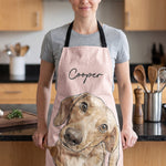 Custom Pet Portrait Gifts For Pet Lovers Kitchen Apron For Women Men - Personalized Apron 6
