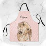 Custom Pet Portrait Gifts For Pet Lovers Kitchen Apron For Women Men - Personalized Apron 7