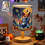Custom Pet Portrait Halloween Van Gogh Art - Personalized Night Light 1