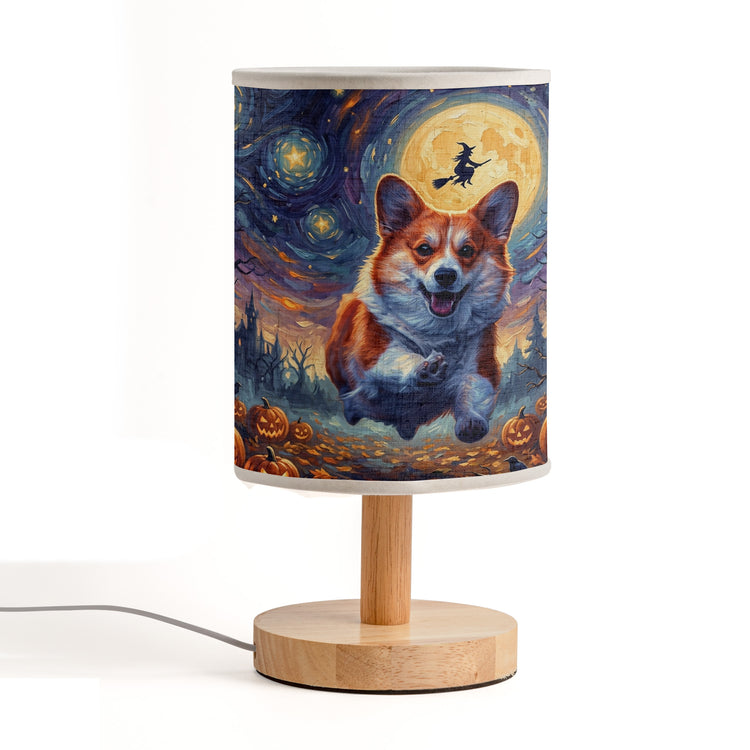Custom Pet Portrait Halloween Van Gogh Art - Personalized Night Light 2