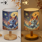 Custom Pet Portrait Halloween Van Gogh Art - Personalized Night Light 4