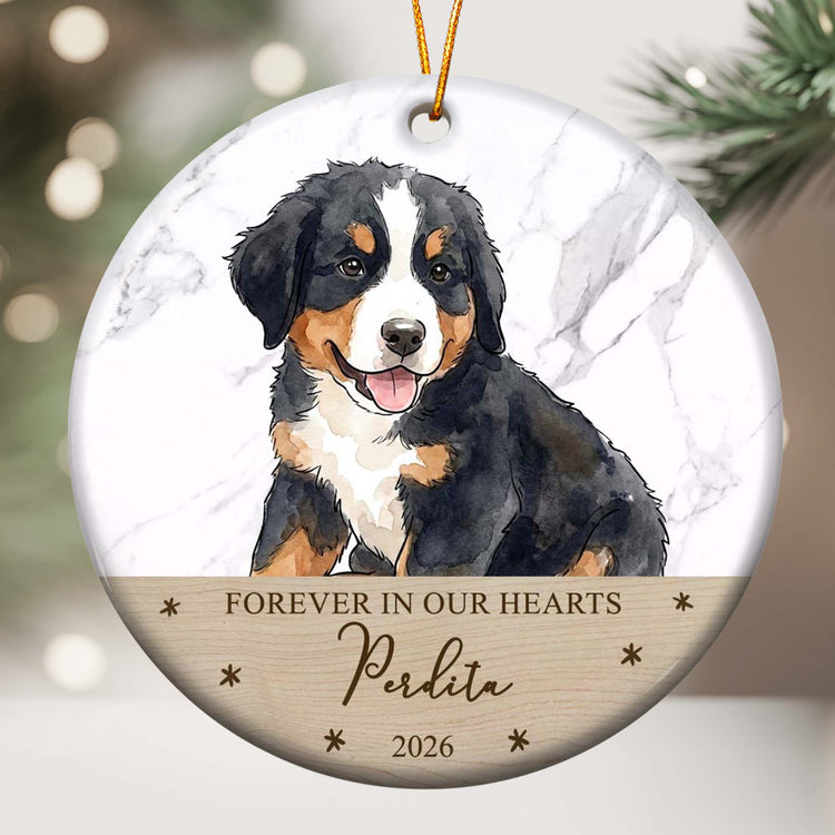 Custom Pet Portrait Memorial, Pet Loss Gift For Pet Lovers - Personalized Ornament 2