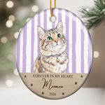 Custom Pet Portrait Memorial, Pet Loss Gift For Pet Lovers - Personalized Ornament 3
