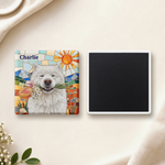 Custom Pet Portrait Mosaic Tile Art Fridge Decor - Personalized Magnet 5