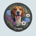 Custom Pet Portrait Oil Painting Art Pet Loss Gifts - Personalized Garden Stone 2