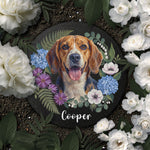 Custom Pet Portrait Oil Painting Art Pet Loss Gifts - Personalized Garden Stone 3