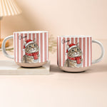 Custom Pet Portrait Watercolor Pottery Mug Christmas Gift - Personalized Mug 3