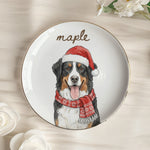 Custom Pet Watercolor Portrait Ring Dish Gift For Pet Mom - Personalized Jewelry Dish 2