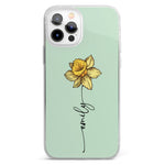 Custom Phone Case Name & Birth Flower Gift For Her - Personalized Phone Case 2