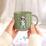 Custom Photo & Name Watercolor Style Christmas Gift For Pet Lovers - Personalized Mug 5
