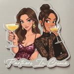 Custom Photo Cartoon AI Style Art For Besties, Friends, Sisters - Personalized Magnet 3