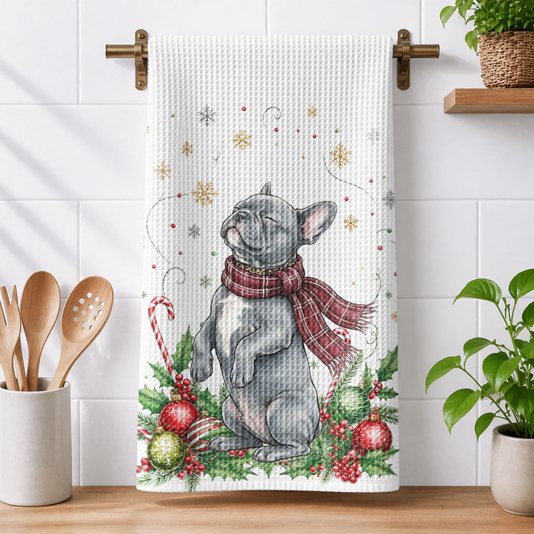 Custom Photo Christmas Gift For Pet Lover, Housewarming Gift, Hostess Gift, Kitchen Decor - Personalized Kitchen Towel 1
