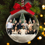 Custom Photo Colleague Coworker Snow Globe Ornament, Team Appreciation Keepsake, Christmas Gift For Work Besties - Personalized Ornament 3