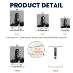 Custom Photo Drive Safe I Love You Acrylic Car Accessories - Personalized Visor Clip 5