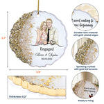 Custom Photo Engagement Gifts Wedding Anniversary Gifts For Couple - Personalized Resin Ornament 5