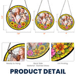 Custom Photo Family Gifts Anniversary Gifts For Her, Wife, Mom - Personalized Window Hanging Suncatcher 6