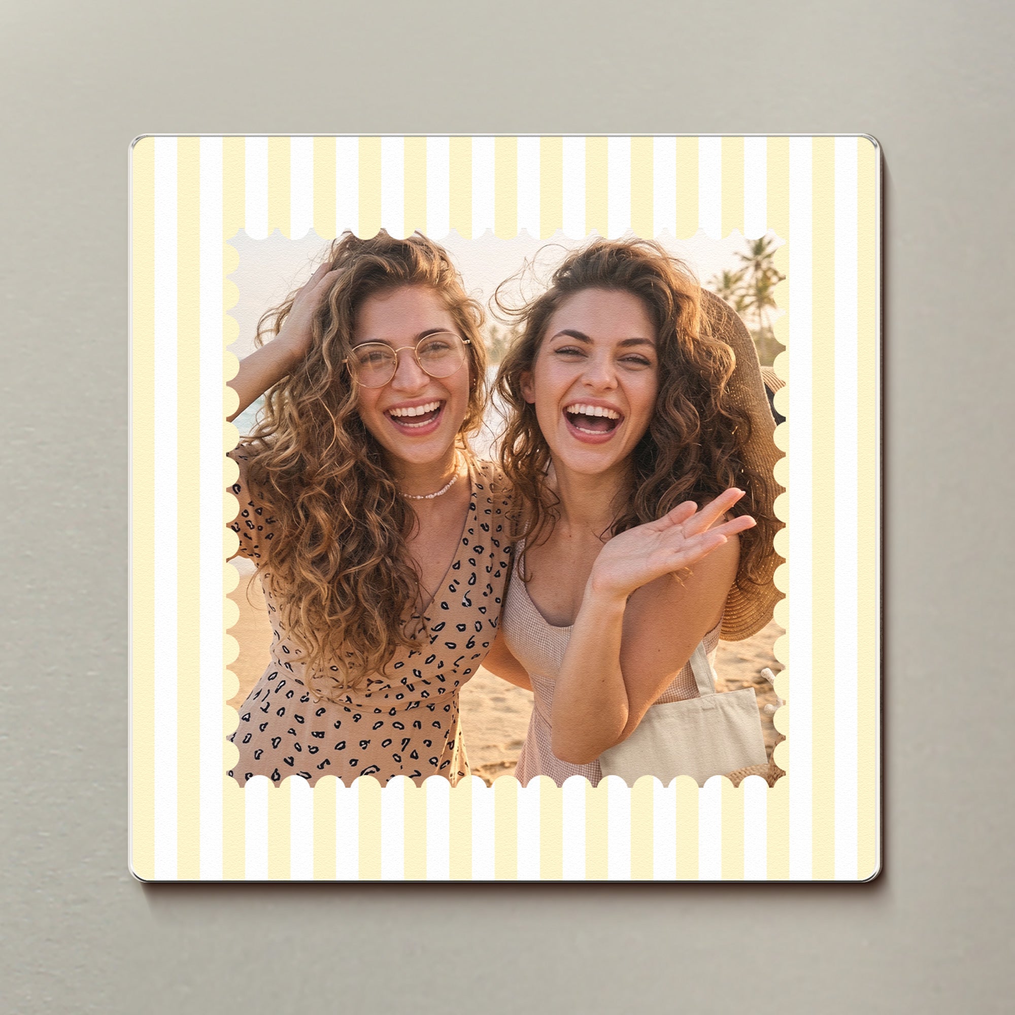 Custom Photo Friendship Gifts Thank You Gifts For BFF, Soul Sisters - Personalized Magnet 2