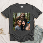 Custom Photo Funny Bigfoot Alien Ufo Gifts For Him And Her - Personalized Shirt 4