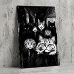 Custom Photo Funny Gangster Pet, Edgy Pet Meme Decor - Personalized Metal Sign 4