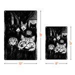 Custom Photo Funny Gangster Pet, Edgy Pet Meme Decor - Personalized Metal Sign 7