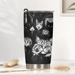 Custom Photo Funny Gangster Pet, Edgy Pet Meme Drinkware - Personalized Tumbler 2