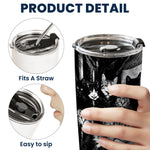 Custom Photo Funny Gangster Pet, Edgy Pet Meme Drinkware - Personalized Tumbler 6