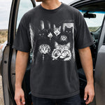 Custom Photo Funny Gangster Pet, Edgy Pet Meme Tee - Personalized Shirt 3