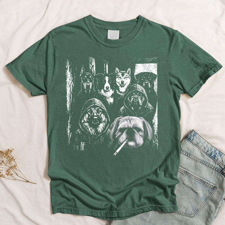 Custom Photo Funny Gangster Pet, Edgy Pet Meme Tee - Personalized Shirt 5