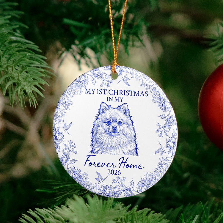 Custom Photo Gift For New Pet Parents Ornament, First Christmas In My Forever Home - Personalized Ornament 4