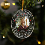 Custom Photo Memorial Christmas Ornament My Mind Still Talks To You - Personalized Ornament 3