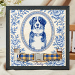 Custom Photo Memorial Pet Collar Holder Sign, Dog Memorial Gifts - Personalized Frame 2