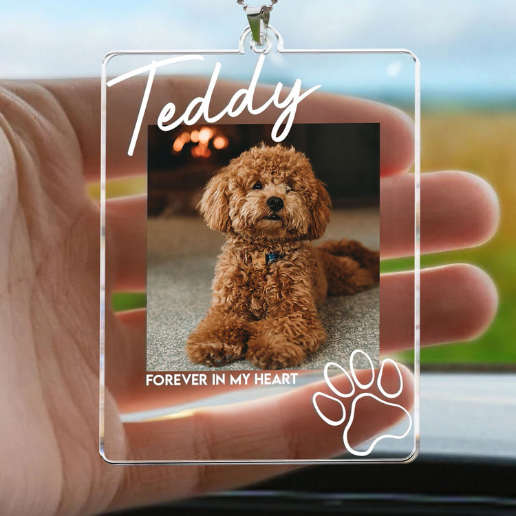 Custom Photo Memorial Pet New Version Pet Loss Gifts - Personalized Rear View Mirror Accessory 5