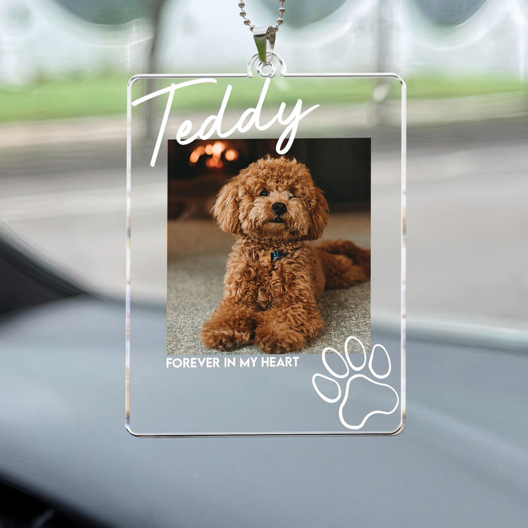 Custom Photo Memorial Pet New Version Pet Loss Gifts - Personalized Rear View Mirror Accessory 6