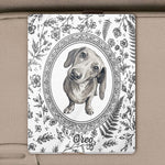 Custom Photo Memorial Toile Watercolor Portrait - Personalized Car Visor Clip 3