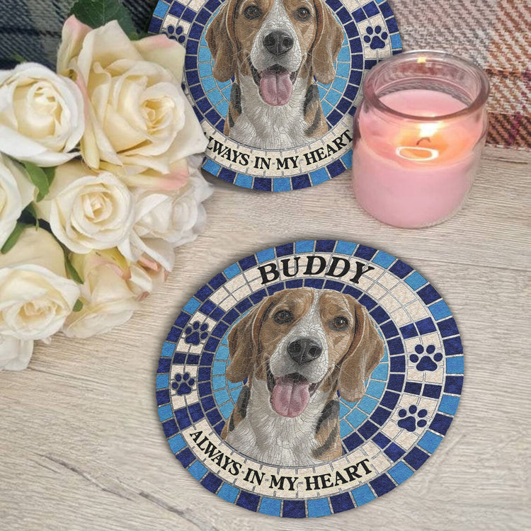 Custom Photo Mosaic Art Pet Memorial Gift - Personalized Garden Stone 6