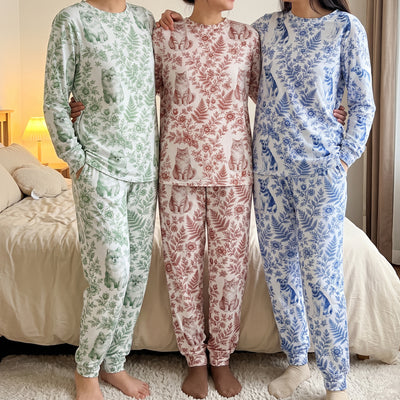 Custom Photo Pet Portrait Watercolor Sleepwear For Pet Lover, Gift For Her Pjs Set - Personalized Pajamas