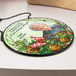 Custom Photo Stained Glass Art Always With You Memorial Keepsake Gifts - Personalized Window Hanging Suncatcher 4