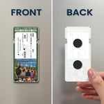 Custom Photo Travel Ticket Adventure Vacation Keepsake For Family, Friends, Couple - Personalized Magnet 4