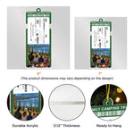 Custom Photo Travel Ticket Adventure Vacation Keepsake For Family, Friends, Couple - Personalized Ornament 5