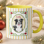 Custom Photo Watercolor Christmas Vibe Gifts For Pet Lovers - Personalized Mug 4