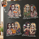 Custom Portrait Amigas Por Siempre, Regalo De Gracias Para Amiga - Personalized Magnet 1