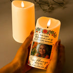 Custom Portrait Day Of The Dead Sympathy Gift - Personalized Candles 2