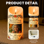 Custom Portrait Day Of The Dead Sympathy Gift - Personalized Candles 4