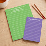 Custom Quote Appreciation Gift For Coworkers, Nurse, Teacher, Social Worker - Personalized Notepad 2