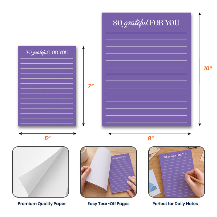 Custom Quote Appreciation Gift For Coworkers, Nurse, Teacher, Social Worker - Personalized Notepad 5