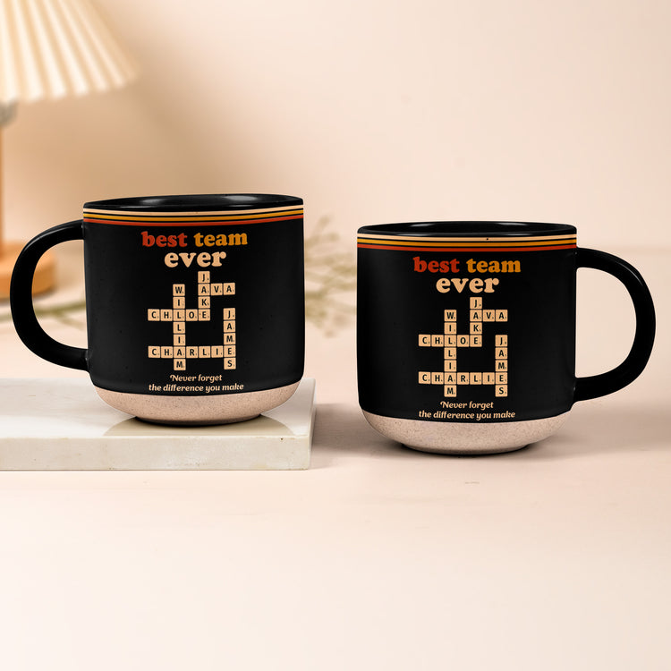 Custom Scrabble Best Team Ever Retro Vintage Gifts For Coworkers - Personalized Mug 6