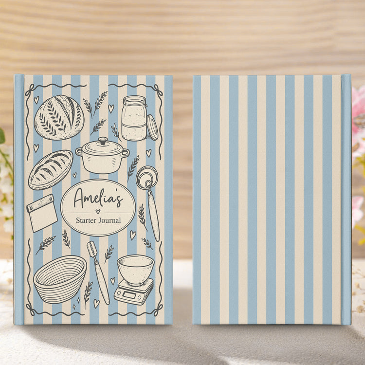 Custom Sourdough Log Gifts For Sourdough Lovers Baking Lovers - Personalized Journal 5